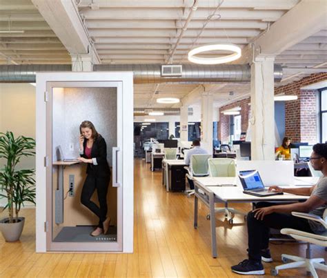 Zenbooth portable office pod  Taking up a small floor space of 4' x 2' in its compact state ZIP-Pods can be placed in any home or office